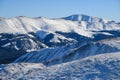 Summit view from Peak 8 at Breckenridge Ski Resort, Colorado. Royalty Free Stock Photo