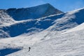 Summit view from Peak 8 at Breckenridge Ski Resort, Colorado. Royalty Free Stock Photo