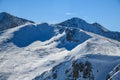 Summit view from Peak 8 at Breckenridge Ski Resort Royalty Free Stock Photo