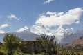 The summits of the snowy Huandoy (6 395 masl) Photo taken from Yungay