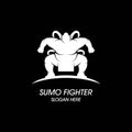 Sumo fighter character illustration