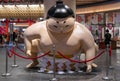 Sumo sculpture at the entrance of Tokyo Town in Pavilion Bukit Jalil