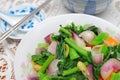 Sumptuous Chinese style vegetables Royalty Free Stock Photo