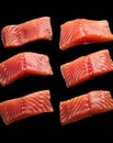Sumptuous Salmon Quartet: A Feast for the Eyes