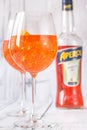 Glass of Aperol Spritz cocktail Royalty Free Stock Photo