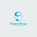 Letter S logo icon design template Royalty Free Stock Photo