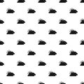 Sun behind clouds pattern, simple style