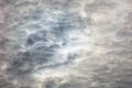 Sun behind clouds Royalty Free Stock Photo