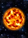 Sun - Burning planet Royalty Free Stock Photo