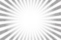 Sun burst background.Halftone starburst shine effect. Vintage radial sunburst with circular rays. Vector stipple dotted