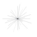 Sun burst, star burst sunshine. Radiating from the center of thin beams, lines. Royalty Free Stock Photo