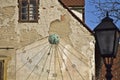 Sun clock in zagreb Royalty Free Stock Photo