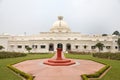 Sun Dial and the administrative building of IIT Roorkee Royalty Free Stock Photo