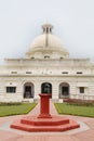 Sun Dial and the administrative building of IIT Roorkee Royalty Free Stock Photo