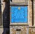 A sun dial at Ely Cathedral, Ely, Cambridgeshire, UK Royalty Free Stock Photo