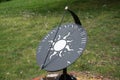 Sun Dial in Garden Royalty Free Stock Photo