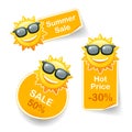 Sun discount Royalty Free Stock Photo