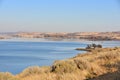 Sun-drenched Sage overlook the Cerulean Waters of the Snake River near Charbonneau Park