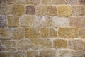 Sun drenched stone wall background