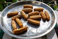 Sun-dried cultivated banana