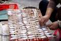 Sun-dried fish