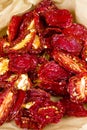 Sun-dried red plum tomatoes Royalty Free Stock Photo