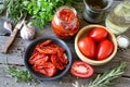Sun dried tomatoes Royalty Free Stock Photo