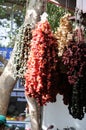 Sun dried vegetables, a specialty of turkey