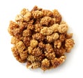 Sun-dried white mulberry berries