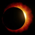 Sun eclipse Royalty Free Stock Photo