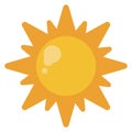 Sun energy natural symbol design