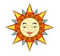 Sun face