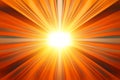 Sun flare bright high power speed blur zoom effect abstract for graphic element