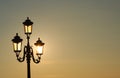 Sun-flooded venetian lantern