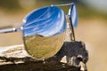 Sun Glass Mountain Royalty Free Stock Photo