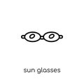 Sun glasses icon from collection. Royalty Free Stock Photo