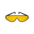 Sun glasses icon, flat style Royalty Free Stock Photo