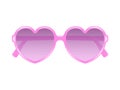 Sun glasses in shape of heart Royalty Free Stock Photo