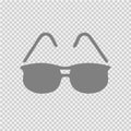 Sun glasses vector icon eps 10. Royalty Free Stock Photo