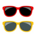 Sun glasses vector icon Royalty Free Stock Photo