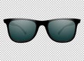 Sun glasses vector illustration realistic Royalty Free Stock Photo