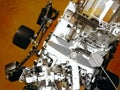 Mars 2020 Perseverance Rover is exploring surface of Mars. Perseverance rover Mission Mars exploration of red planet. Space explor