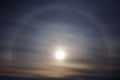 Sun halo Corona Royalty Free Stock Photo