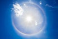 The Sun Halo Royalty Free Stock Photo