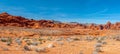 Valley of Fire Panorama Royalty Free Stock Photo