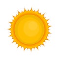 Sun icon, cartoon style Royalty Free Stock Photo