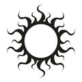 Sun icon Royalty Free Stock Photo