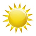 Sun icon Royalty Free Stock Photo