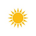 Sun icon. Modern weather icon. Flat vector symbols Royalty Free Stock Photo