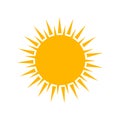 Sun icon. Modern weather icon. Flat symbols